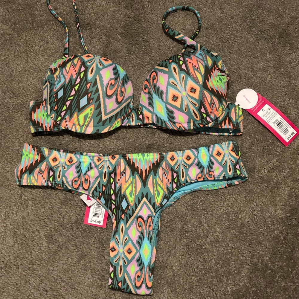 Xhilaration multi color bikini